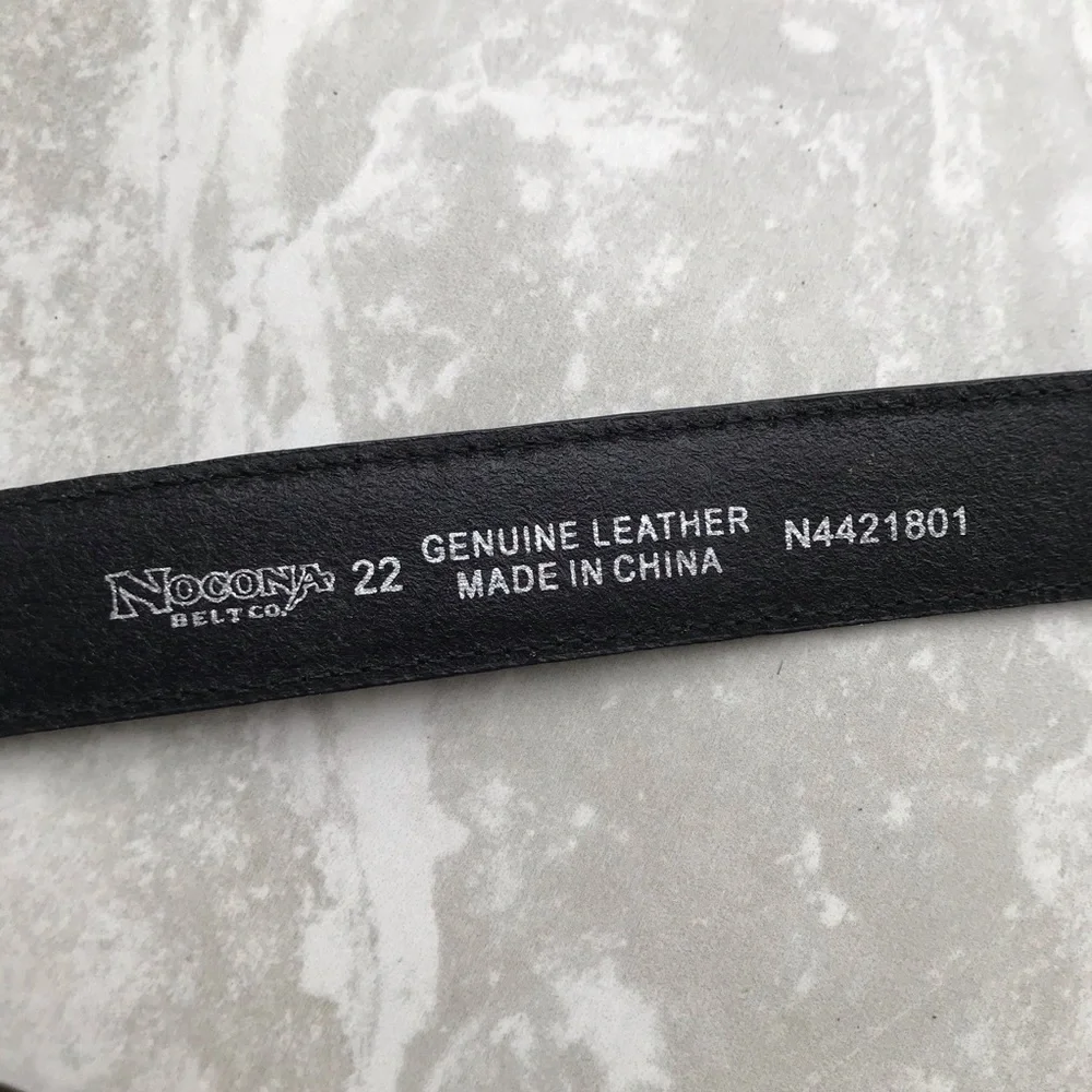 Nocona Leather Belt 22”